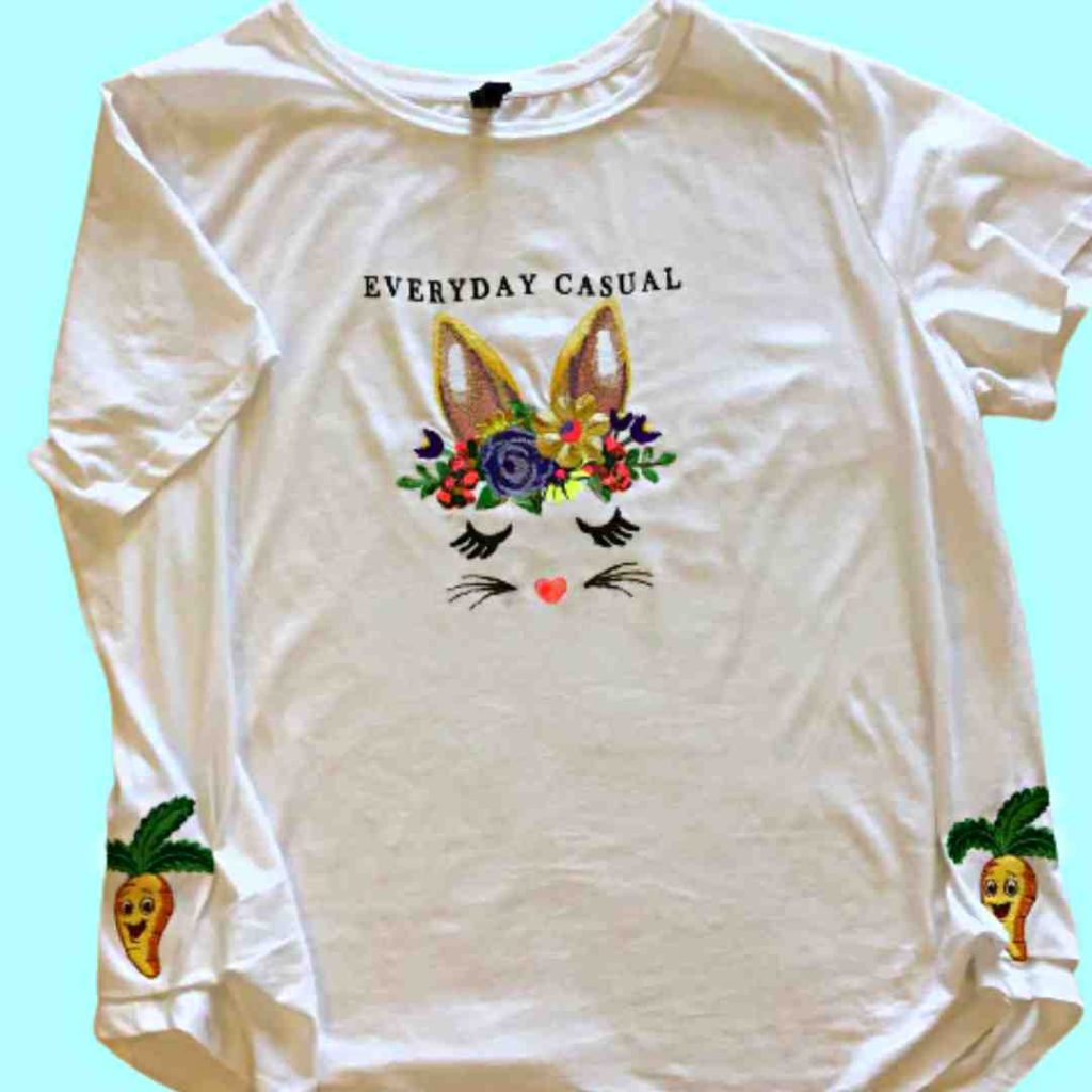 бродирано зайче на поло